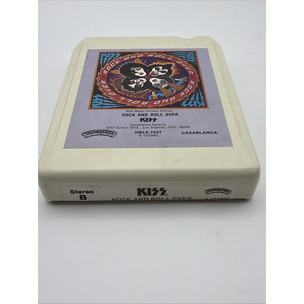 Kiss Rock And Roll Over 8-Track Tape NBLP-87037 Casablanca 1976 Untested - Picture 3 of 4